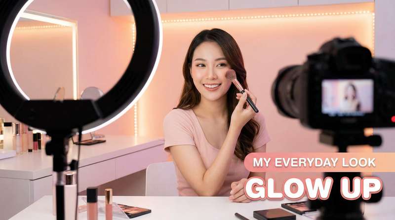 17c一起草美妆视频教程